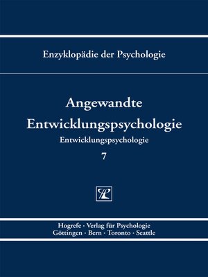 cover image of Angewandte Entwicklungspsychologie
